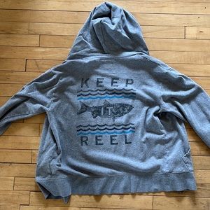 Life is Good zip up hoodie
